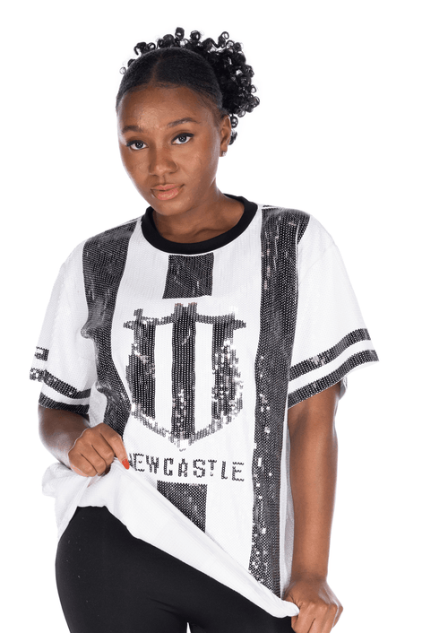 Newcastle Soccer Sequin Shirt - SEQUIN FANS