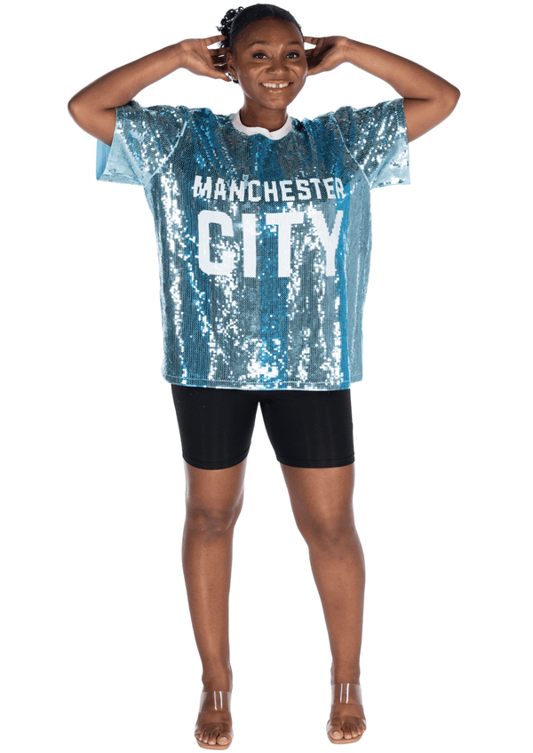 Manchester Soccer Sequin Shirt - SEQUIN FANS