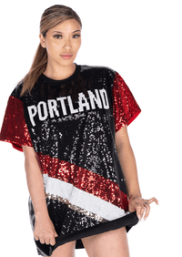 Portland Basketball Sequin Dress - SEQUIN FANS