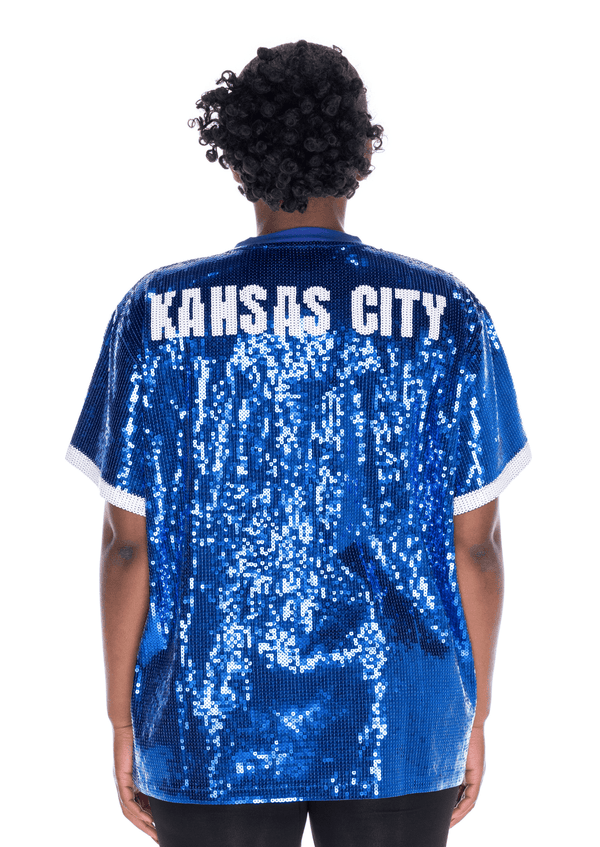 Kansas City Baseball Sequin Shirt - SEQUIN FANS