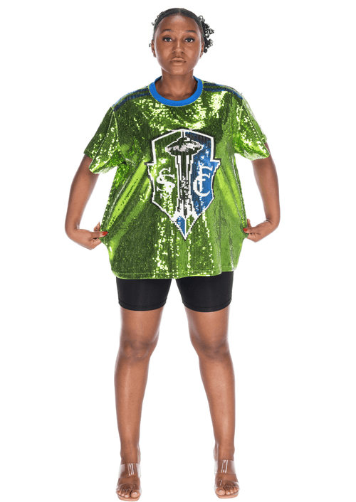 Seattle Soccer Sequin Shirt - SEQUIN FANS