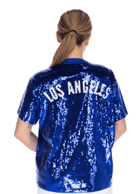 Los Angeles Baseball Sequin Shirt - SEQUIN FANS