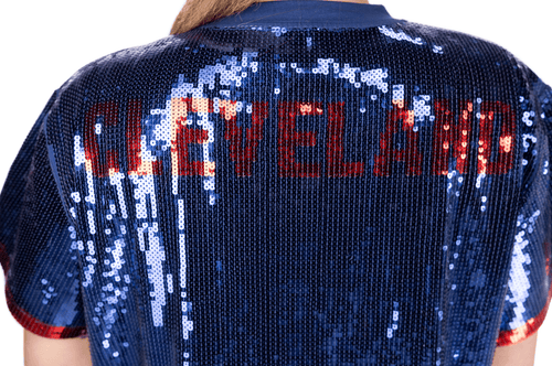 Cleveland Baseball Sequin Shirt - SEQUIN FANS