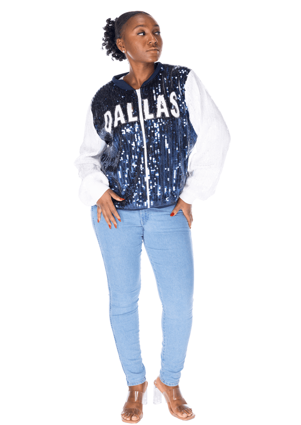Dallas Football Sequin Jacket - SEQUIN FANS