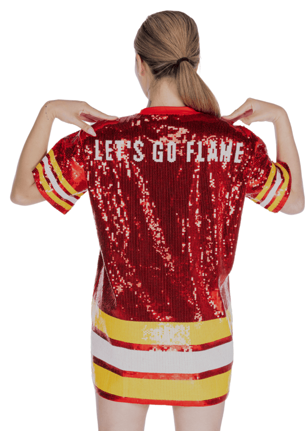 Calgary Hockey Sequin Dress - SEQUIN FANS
