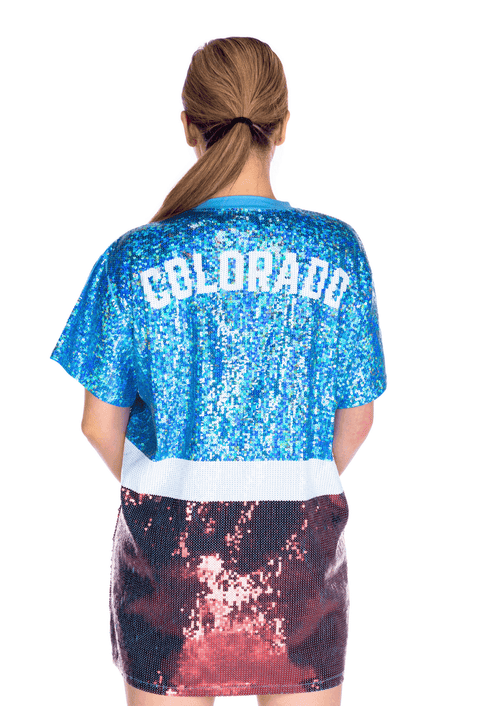 Colorado Hockey Sequin Dress - SEQUIN FANS