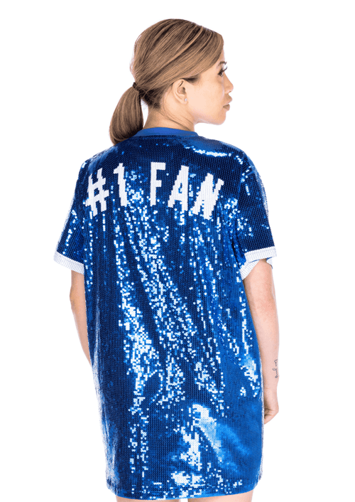 Dallas Basketball Sequin Dress - SEQUIN FANS
