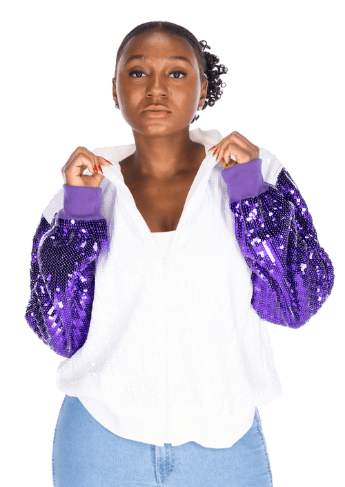 Baltimore Football Sequin Jacket - SEQUIN FANS