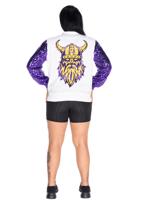 Minnesota Football Sequin Jacket - SEQUIN FANS