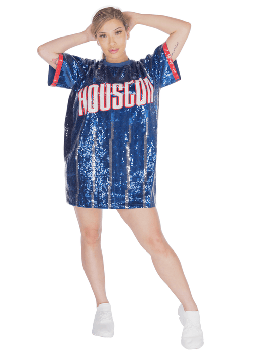 Houston Basketball Sequin Dress - SEQUIN FANS