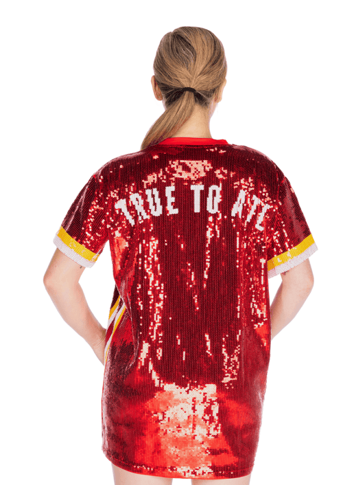 Atlanta Basketball Sequin Dress - SEQUIN FANS
