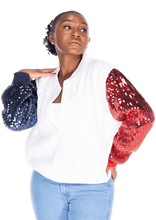 New England Sequin Jacket - SEQUIN FANS