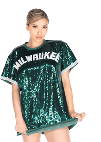 Milwaukee Basketball Sequin Dress - SEQUIN FANS