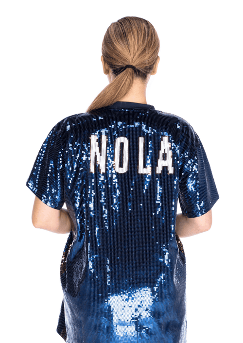 New Orleans Basketball Sequin Dress - SEQUIN FANS