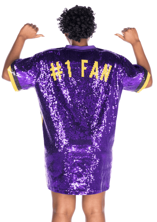 Los Angeles Basketball Sequin Dress - SEQUIN FANS