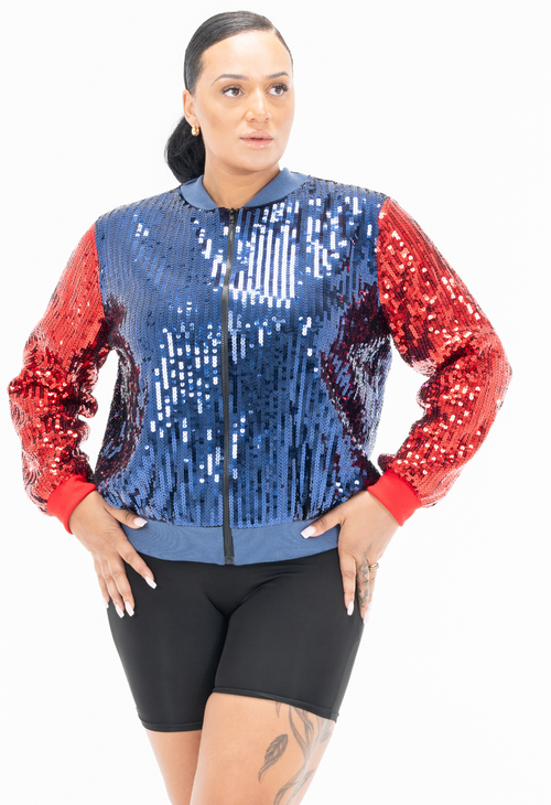 Cleveland Basketball Sequin Jacket