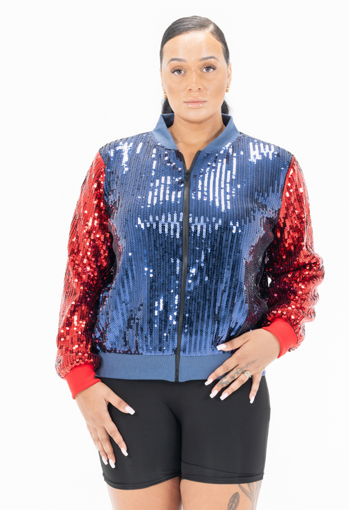 Washington Hockey Sequin Jacket