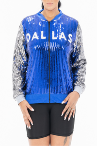 Dallas Basketball Sequin Jacket