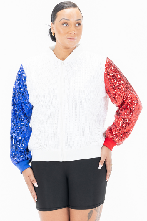 Philadelphia Basketball Sequin Jacket