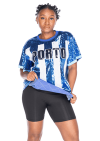 Portofino Soccer Sequin Shirt - SEQUIN FANS