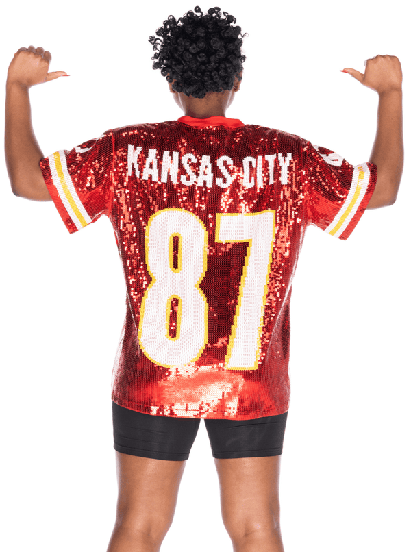 Kansas City Football Sequin Shirt - SEQUIN FANS