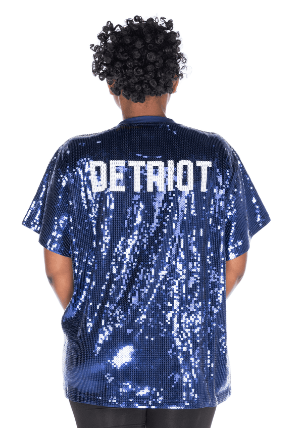 Detroit Baseball Sequin Shirt - SEQUIN FANS