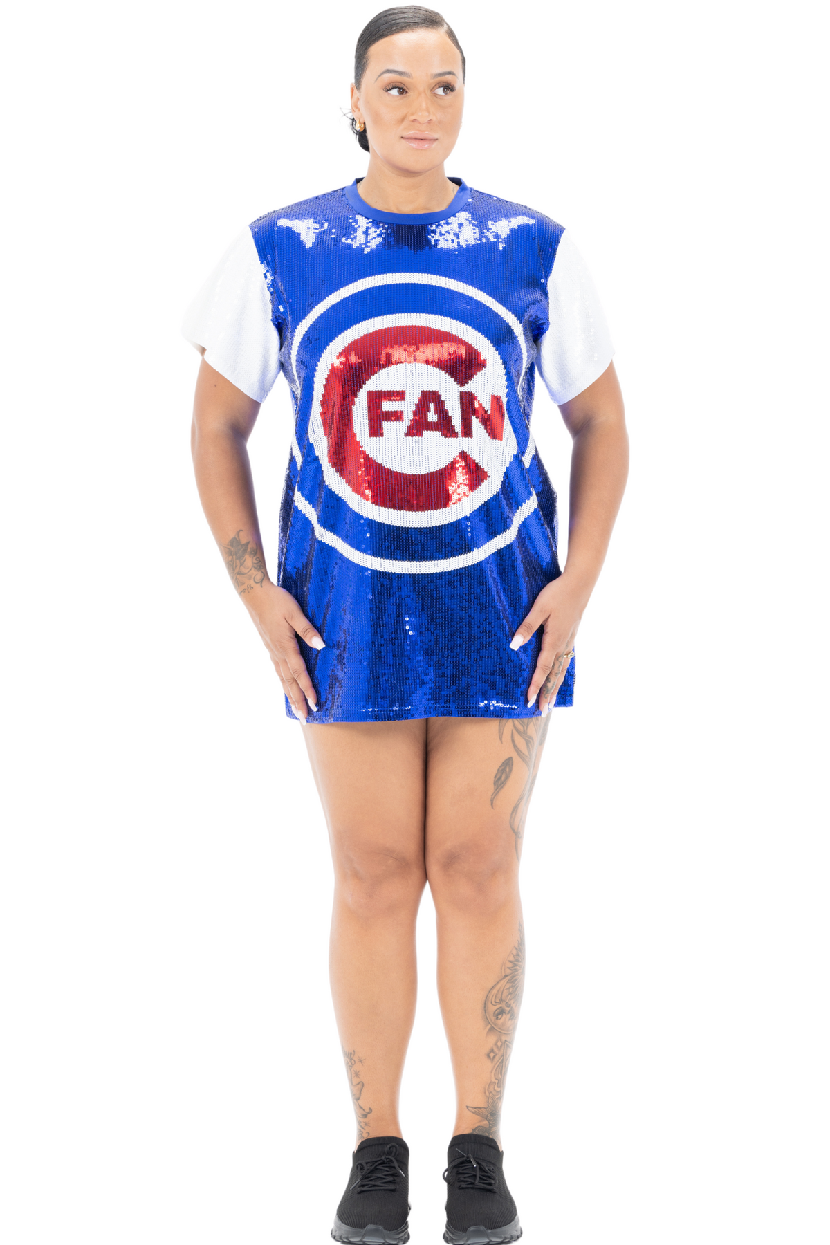 Chicago Baseball Sequin Dress