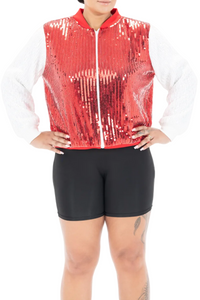Carolina Hockey Sequin Jacket