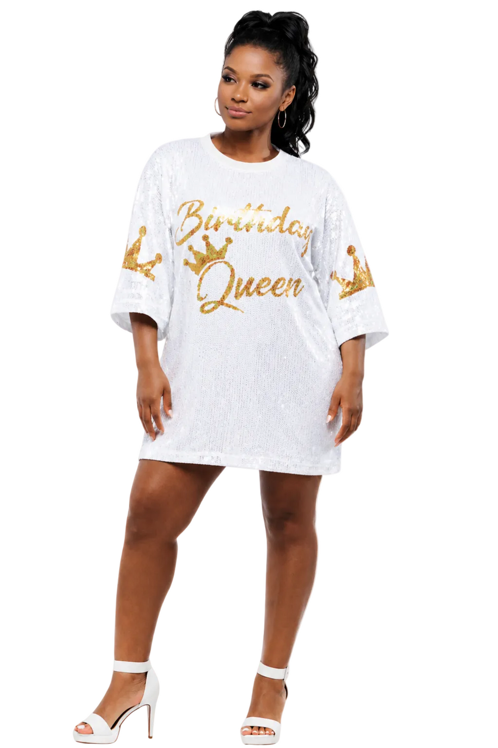 Birthday Queen Sequin Dress