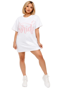 Bride Sequin Dress - Light Pink