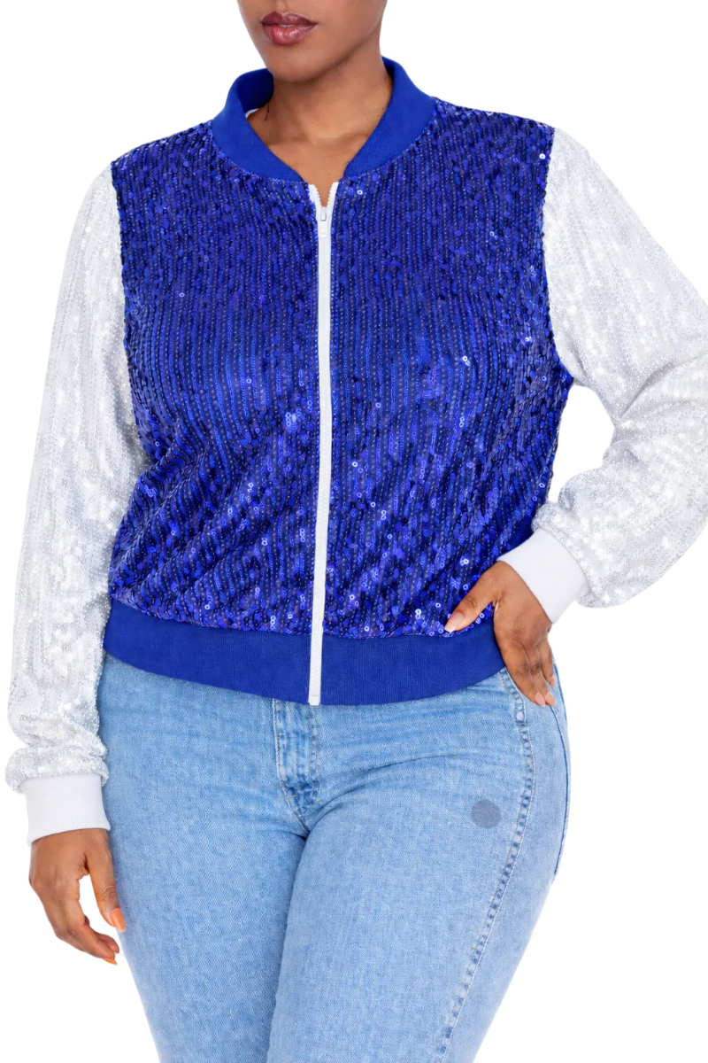 Chelsea Soccer Sequin Jacket