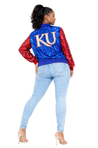 Kansas College Sequin Jacket