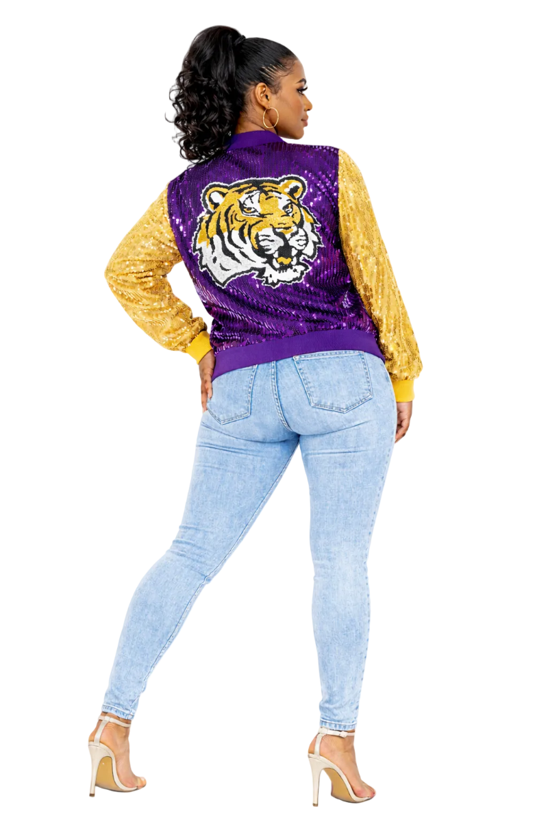 Louisiana College Sequin Jacket