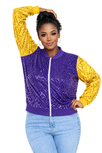 Louisiana College Sequin Jacket