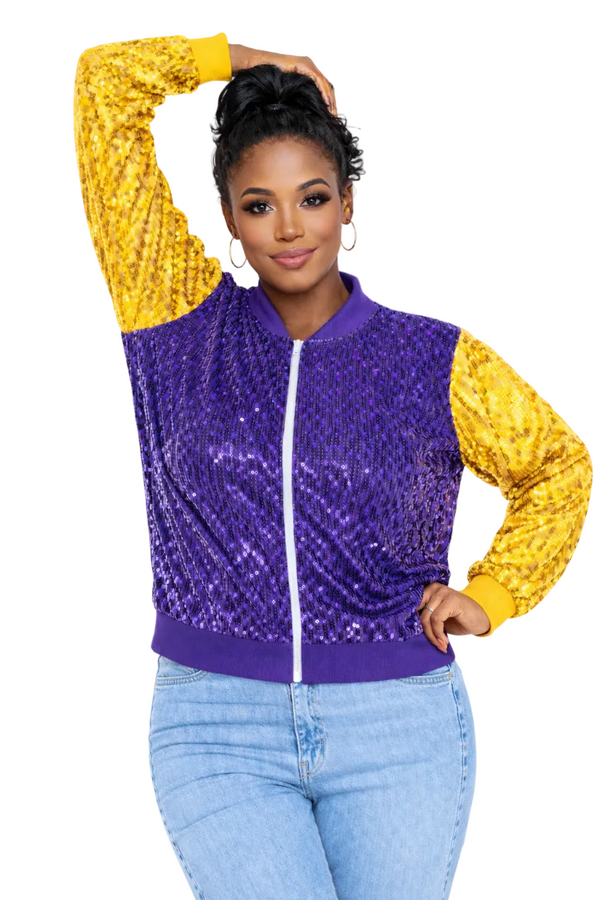 Louisiana College Sequin Jacket