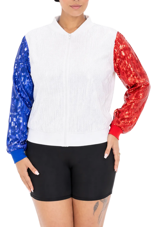 Philadelphia Basketball Sequin Jacket