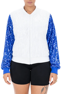 Detroit Basketball Sequin Jacket