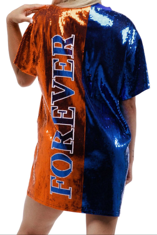 New York Basketball Sequin Dress - SEQUIN FANS