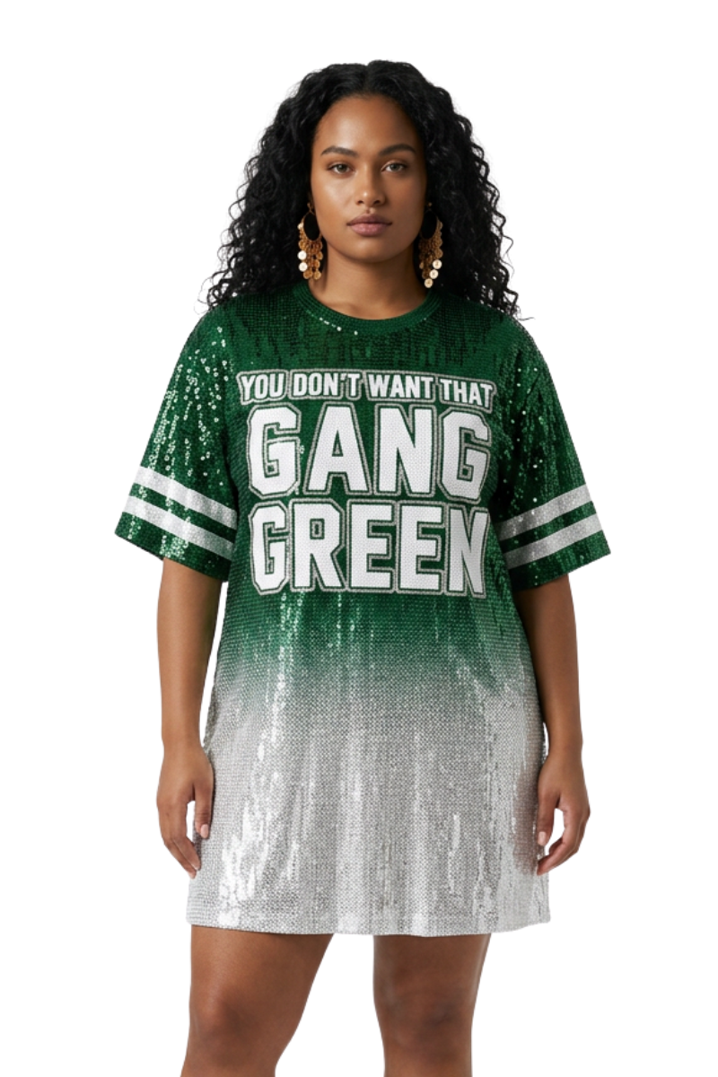 New York Ombre Sequin Dress