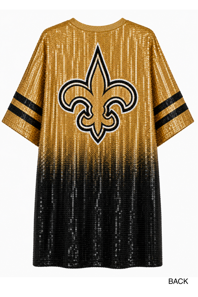 New Orleans Ombre Sequin Dress