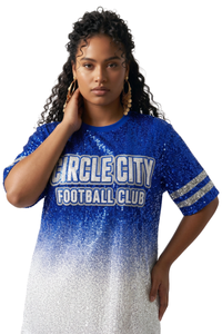 Indianapolis Ombre Sequin Dress