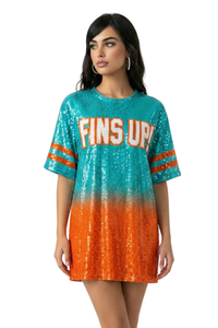 Miami Ombre Sequin Dress
