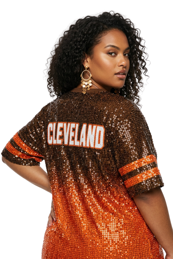 Cleveland Ombre Sequin Dress