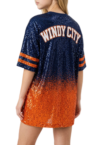 Chicago Ombre Sequin Dress