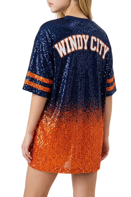 Chicago Ombre Sequin Dress