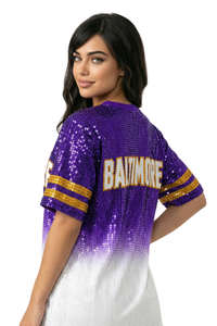 Baltimore Ombre Sequin Dress