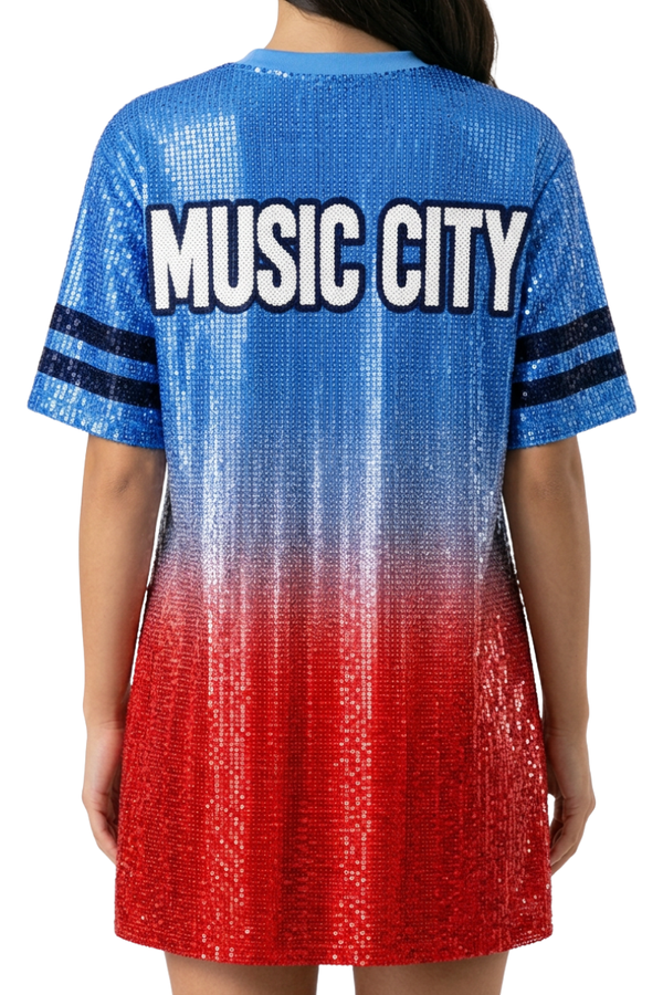 Tennessee Ombre Sequin Dress