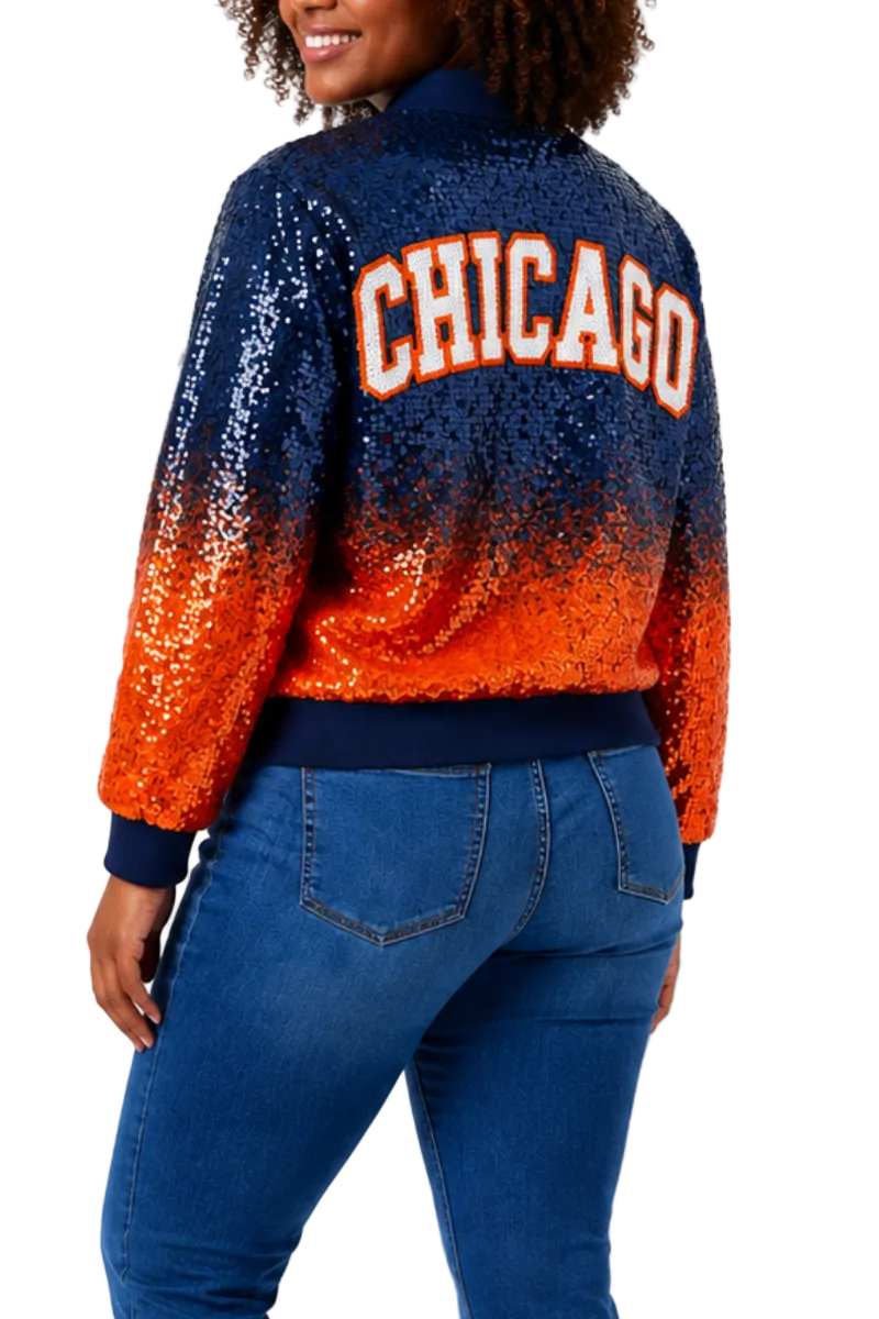Chicago Ombre Sequin Jacket