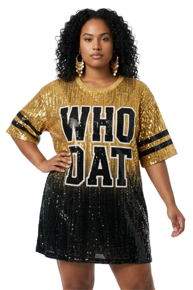 New Orleans Ombre Sequin Dress