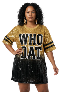 New Orleans Ombre Sequin Dress